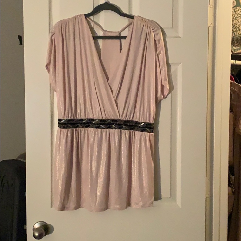 Pink Low-Cut Shirt